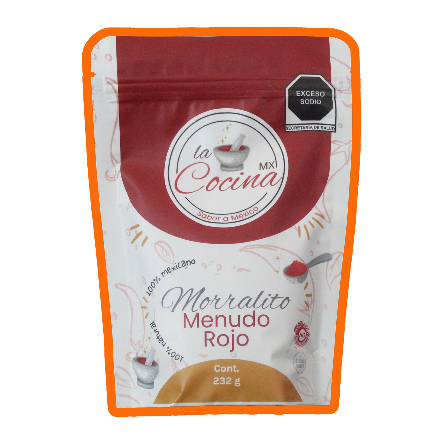 Morralito Menudo Rojo