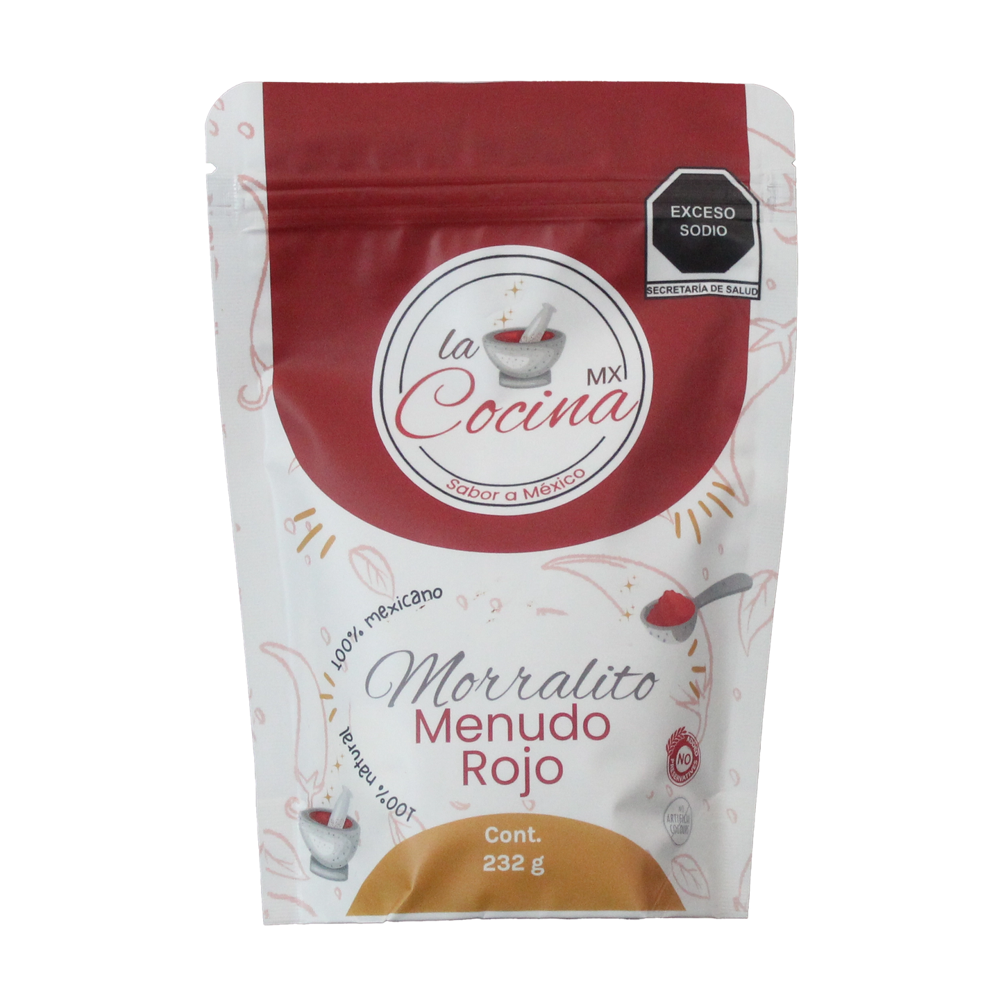 Morralito Menudo Rojo