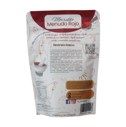 Morralito Menudo Rojo